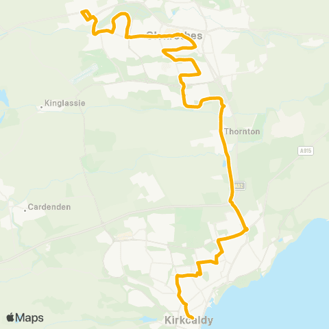 Stagecoach East Scotland Bus Station - Allan Street map