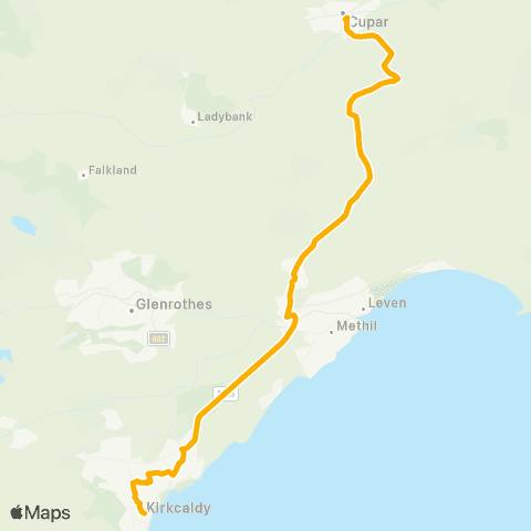 Stagecoach East Scotland Railway Station - Bus Station map
