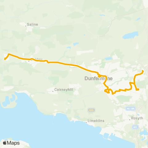 Stagecoach East Scotland Bus Station - Turning Circle map