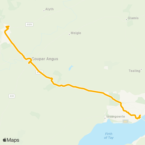 Stagecoach East Scotland Bus Station - Bus Station map