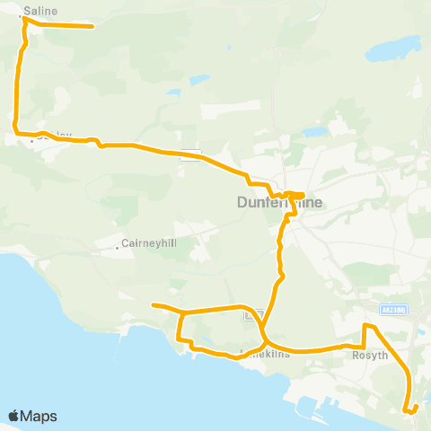 Stagecoach East Scotland Mill Street - Mill Street map