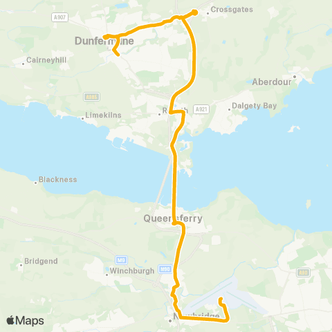 Stagecoach East Scotland Airport - Park & Ride Arrival Bay map