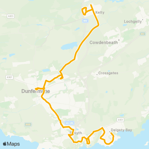 Stagecoach East Scotland Bus Station - Bus Station map