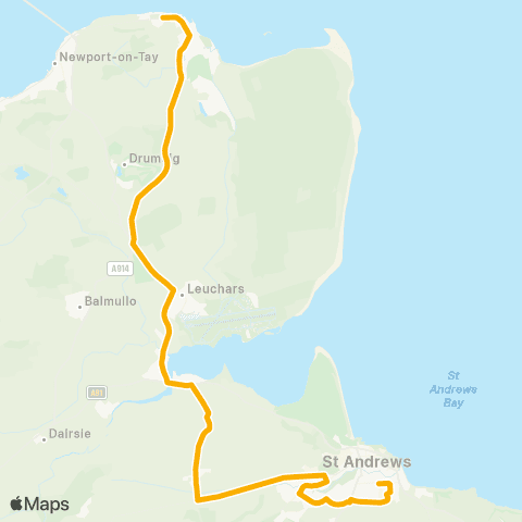 Stagecoach East Scotland Quarry Road - Langlands Road map