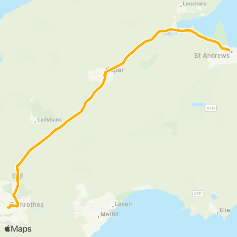 Stagecoach East Scotland Bus Station - Park & Ride Arrival Bay map