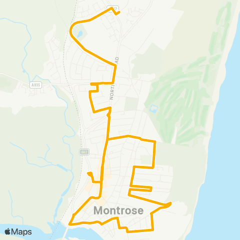 Stagecoach East Scotland Rosehill Resource Ctr - Rosehill Resource Ctr map