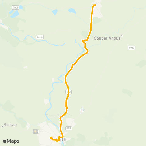 Stagecoach East Scotland Bus Station - Wellmeadow map