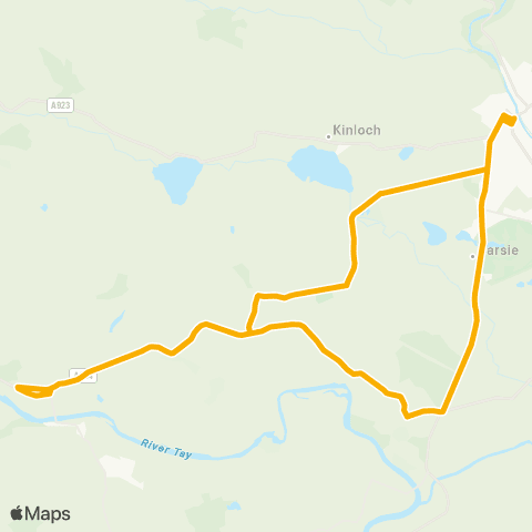 Stagecoach East Scotland Wellmeadow - Wellmeadow map
