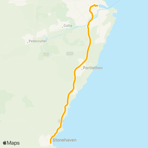 Stagecoach East Scotland Bus Station - Invergowrie Inn map