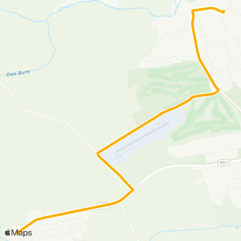 Stagecoach East Scotland Library - Glenwood High School map