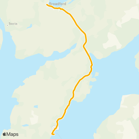 Stagecoach Bluebird Somerled Square - Post Office map