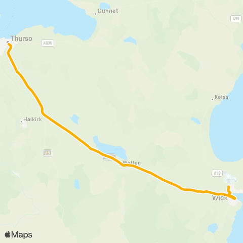 Stagecoach Bluebird Sir Georges Street Church - Hill Avenue map