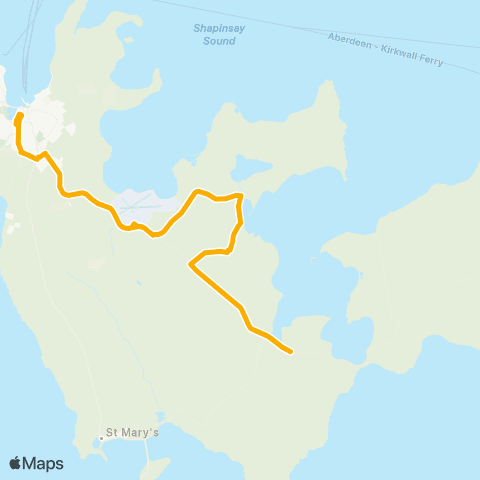 Stagecoach Bluebird Glaitness School - Travel Centre map