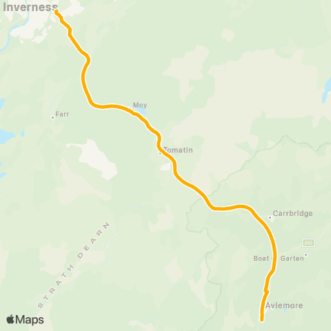 Stagecoach Bluebird Bus Station Stance 6 - UHI Campus map
