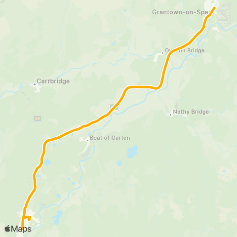 Stagecoach Bluebird MacKenzies Hotel - The Square map