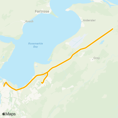 Stagecoach Bluebird Stagecoach Depot - Culloden Academy map