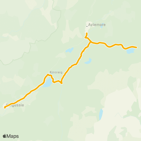 Stagecoach Bluebird High School - Cairngorm Hotel map
