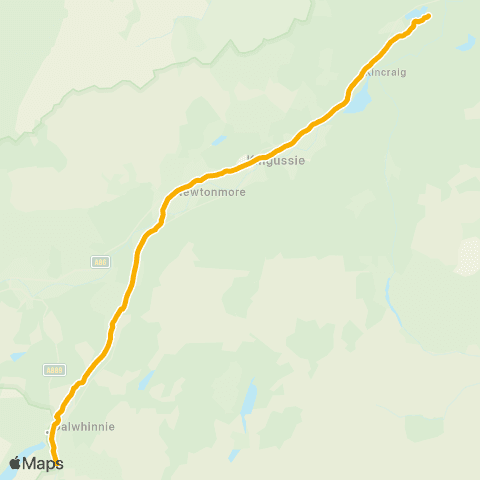 Stagecoach Bluebird High School - Road End map