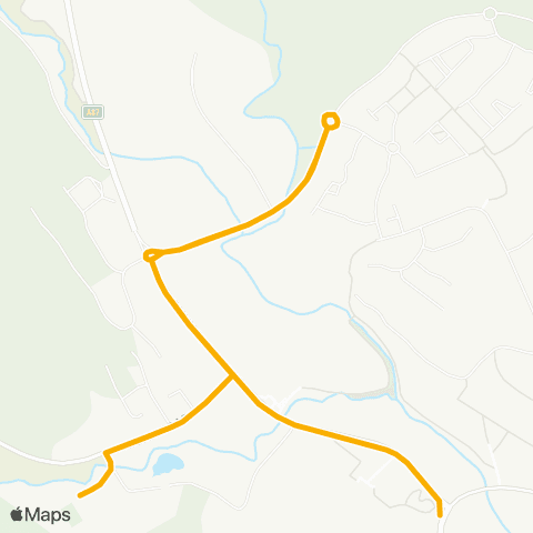 Stagecoach Bluebird Bun Sgoil Ghaidhlig Phort Righ - HS map