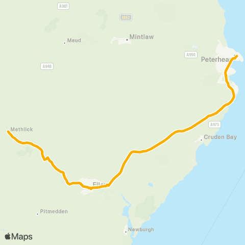 Stagecoach Bluebird Windmill Street - War Memorial map