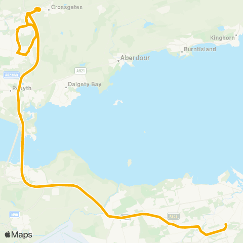 Stagecoach East Scotland York Place - Park & Ride Arrival Bay map