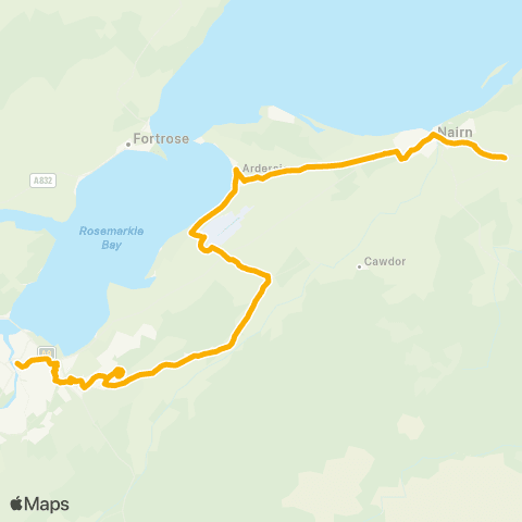 Stagecoach Bluebird Queensgate - Church map