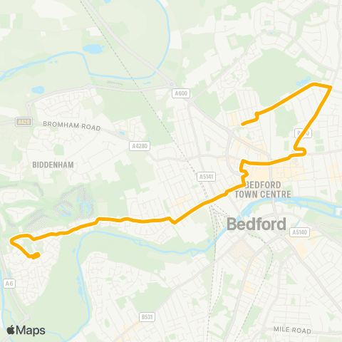 Stagecoach East Sainsbury's - Queen Street map