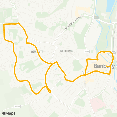 Stagecoach Oxfordshire Bridge Street - Bridge Street map