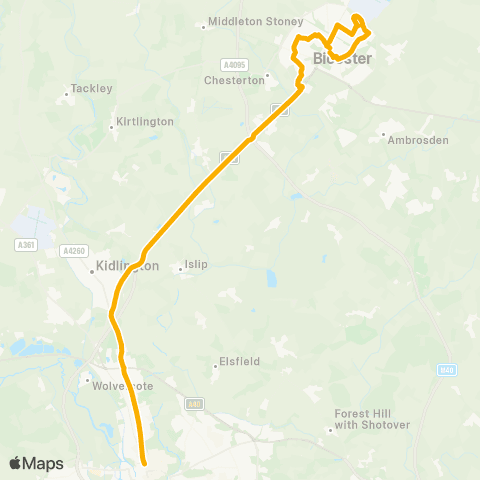 Stagecoach Oxfordshire Pioneer Square - Magdalen Street East map