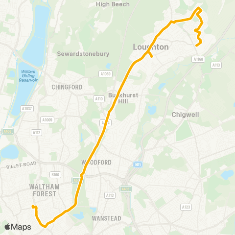 Stagecoach London The Broadway - Walthamstow Bus Station map