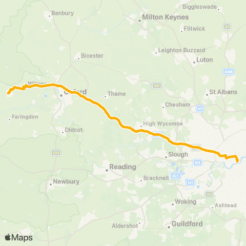 Stagecoach Oxfordshire Gloucester Green Bus Sta - Green Line Coach Sta map