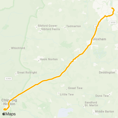 Stagecoach Oxfordshire Churchill House - Bus Station map