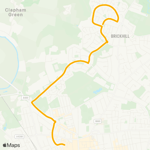 Stagecoach East Bus Station - Bourneside map