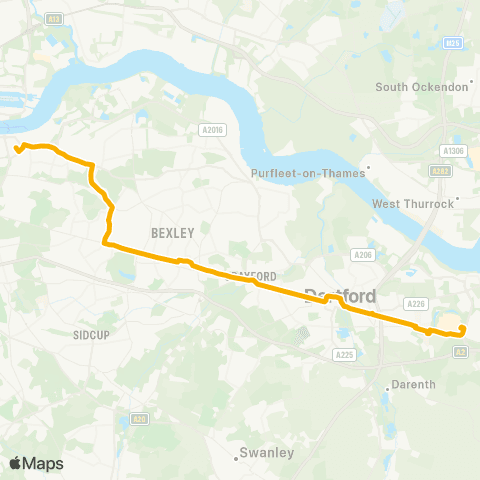 Stagecoach London Thomas Street - Bus Station map