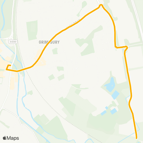 Stagecoach Oxfordshire Bus Station - Chalker Way South map