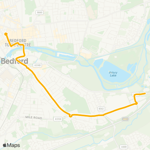 Stagecoach East Bus Station - Priory Business Park map