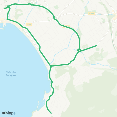 Navette de Saint-Cyr-sur-Mer St Cyr Nav Marche map