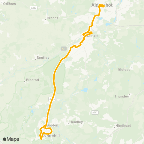 Stagecoach South Clarence Pier - Almondsbury Road map