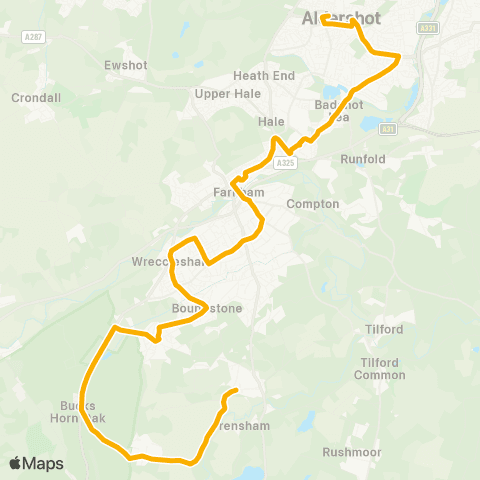 Stagecoach South Railway Station - Village Hall map
