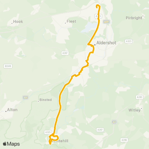 Stagecoach South Arrival Square - Sixth Form College map