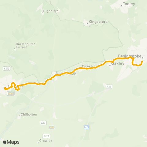 Stagecoach South Micheldever Road - Bus Station map