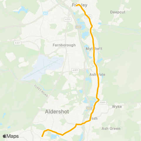 Stagecoach South All Hallows School - Church Road map
