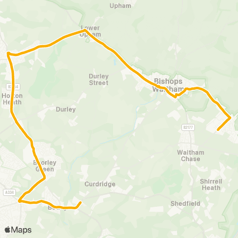 Stagecoach South Botley Railway Sta - Technology College map
