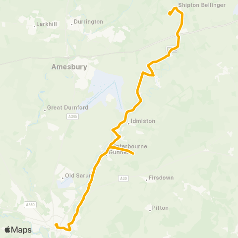Stagecoach South Endless Street - Muscott Close map