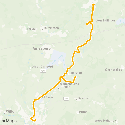 Stagecoach South Tesco Superstore - Endless Street map