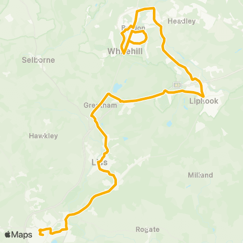 Stagecoach South Havant College - The Square map