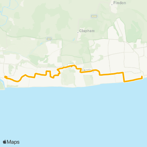 Stagecoach South Anchor Springs - South Street map