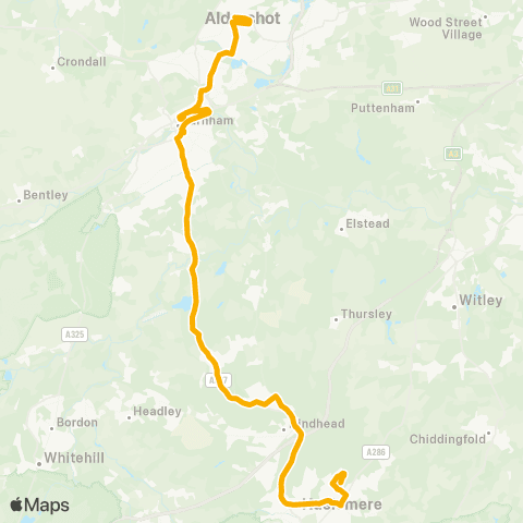 Stagecoach South Havant Academy - City Shops South map