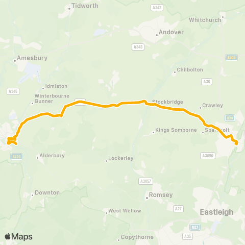 Stagecoach South Bourne Retail Park - Bus Station map