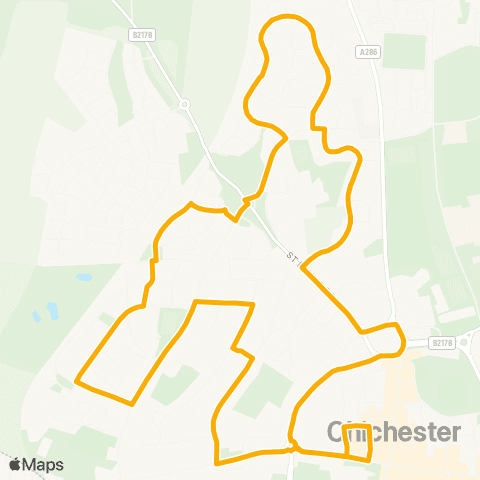 Stagecoach South Cathedral - Cathedral map